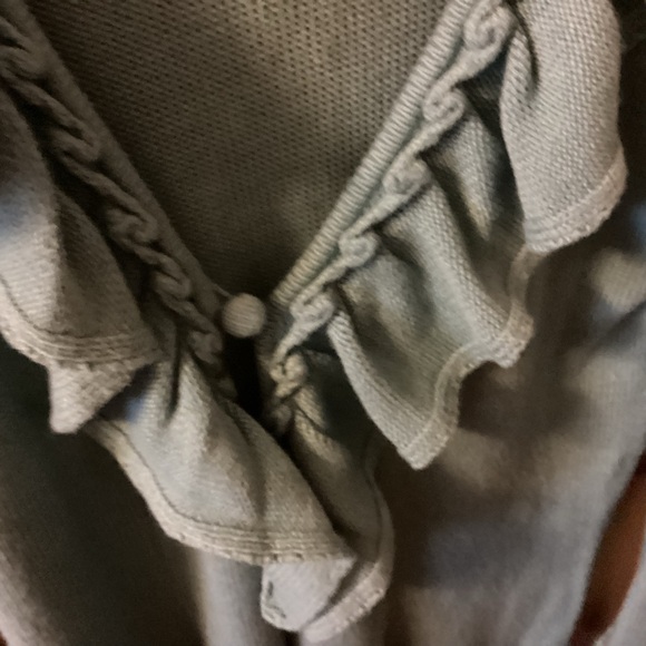 Heather B Sweaters | Heather B Teal Blue Knit  Long Cardigan/Sweater - size S - Picture 10 of 16